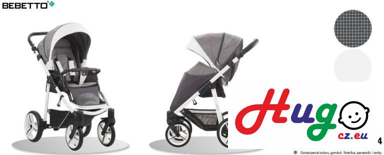 BEBETTO Nico Graphite, 03 White