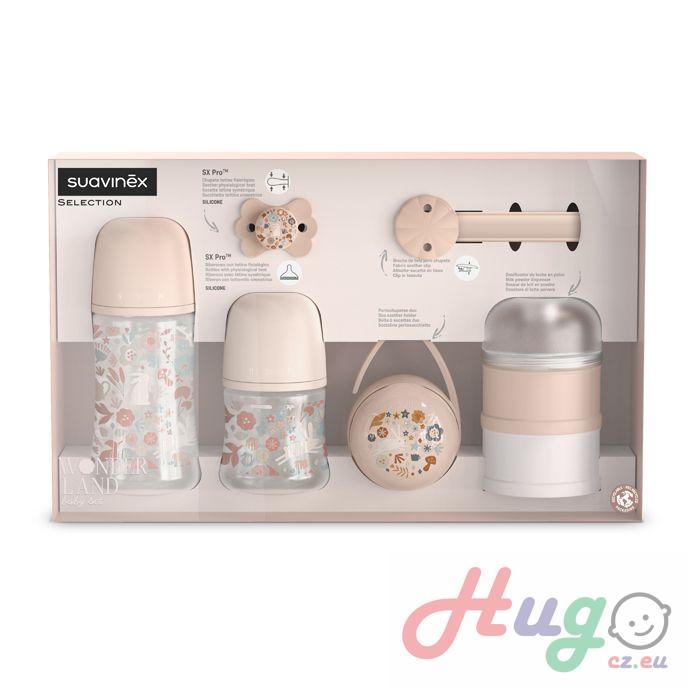 SUAVINEX | Novorozenecký set WONDERLAND - RŮŽOVÝ