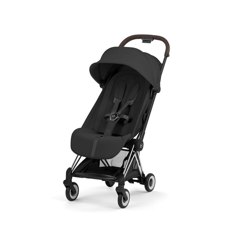 CYBEX Coya- Style Collection 2026, Sepia Black Chrome Frame