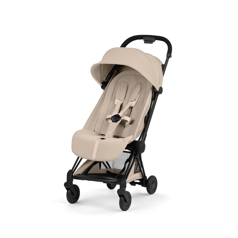 CYBEX Coya- Style Collection 2026, Cozy Beige Matt Black Frame