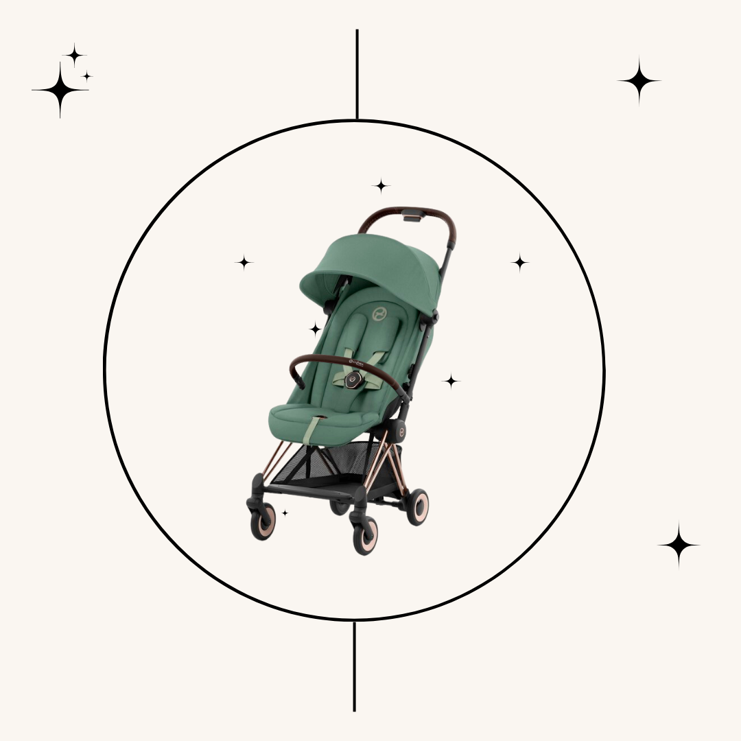 CYBEX Coya + Madlo Zdarma, Rosegold / Leaf Green