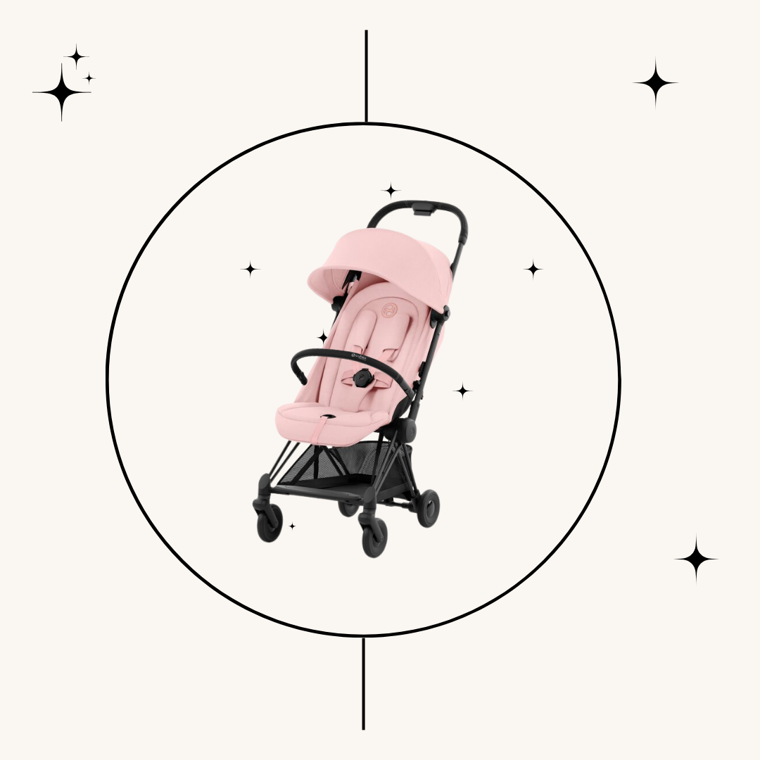 CYBEX Coya+ Madlo Zdarma, Matt Black / Peach Pink