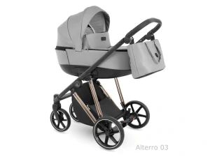 Dětský kočárek Camarelo Alterro Limited, Světle Šedá