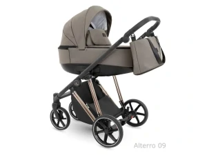 Dětský kočárek Camarelo Alterro Limited, Šedo-hnědá