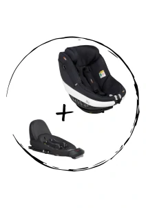 BESAFE Beyond BASE + autosedačka Beyond 360, Black soft Breeze