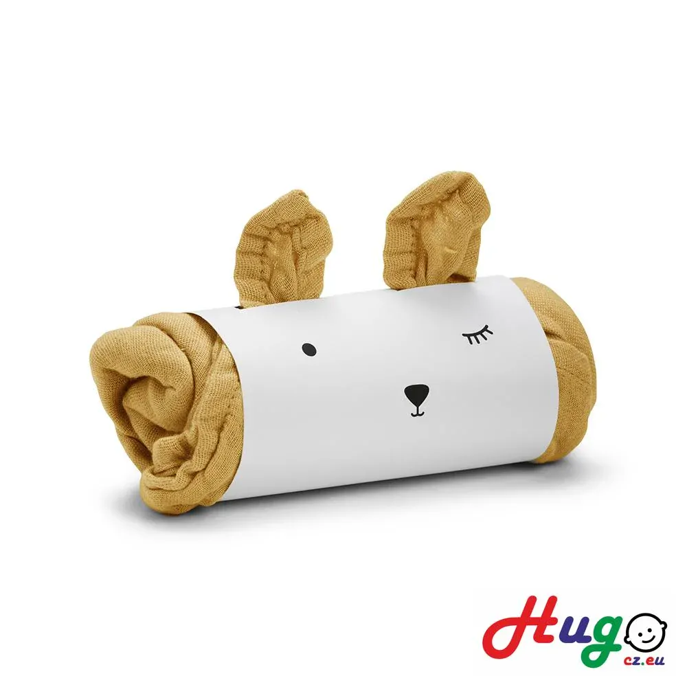 Deka z bambusového mušelínu Elodie Details - Gold