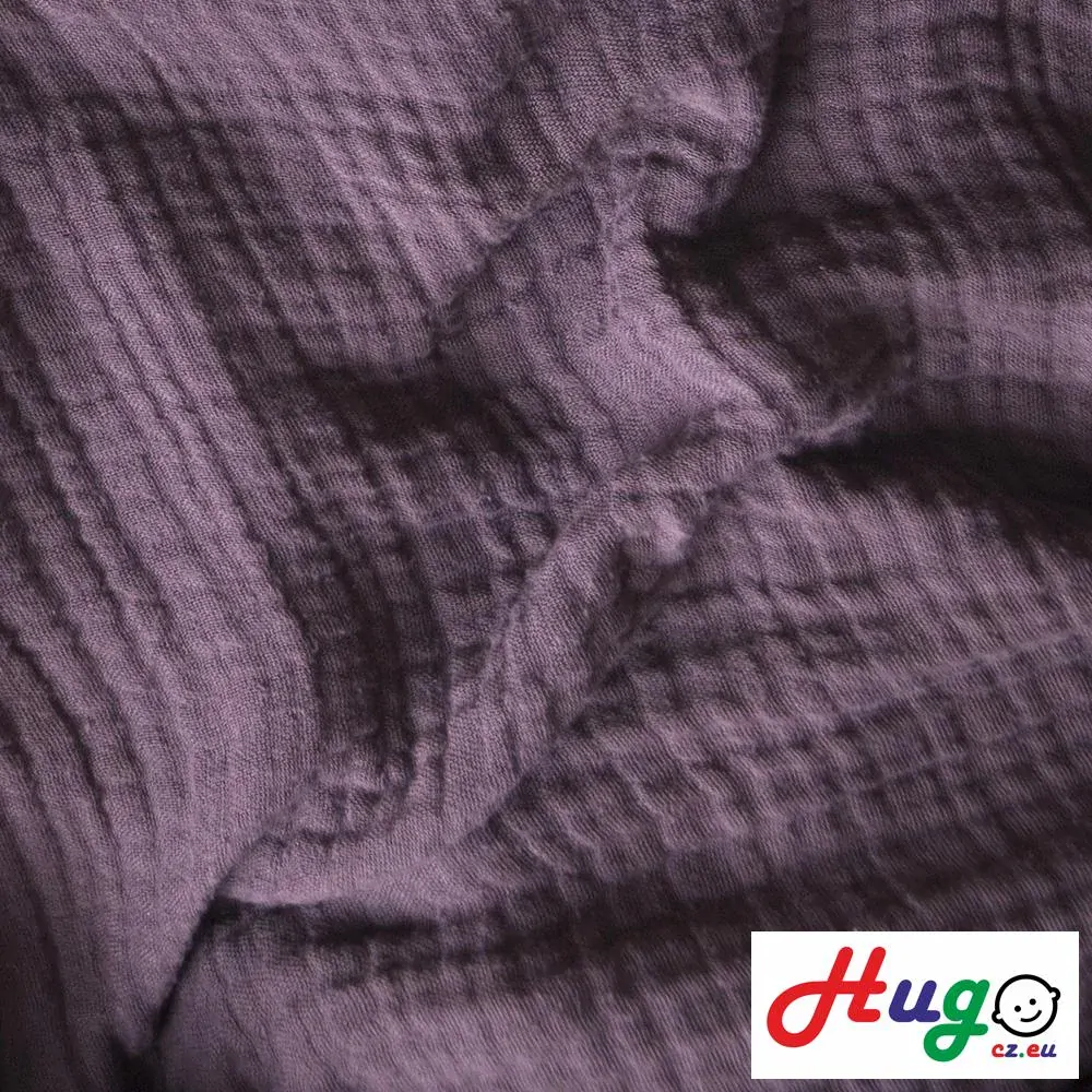 Deka z bambusového mušelínu Elodie Details - Plum