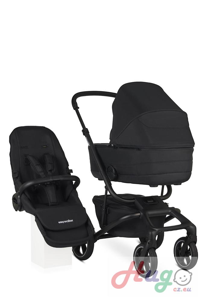 EASYWALKER Set 3XL kočárek Jimmey s příslušenstvím, Pepper Black
