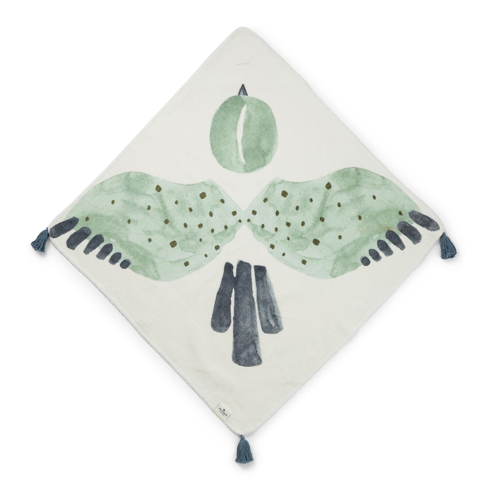 Osuška s kapucí Elodie Details - Watercolor Wings