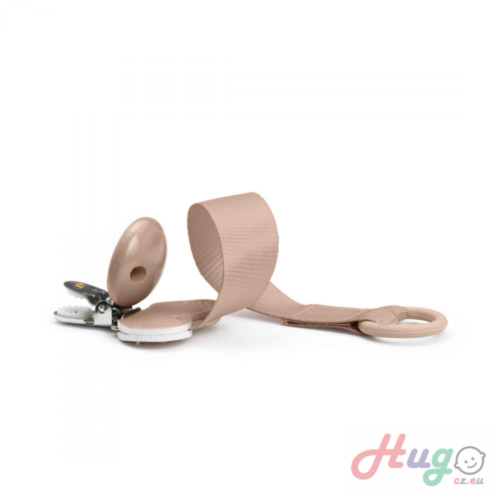 Dřevěný klips na dudlík Elodie Details - Blushing pink new