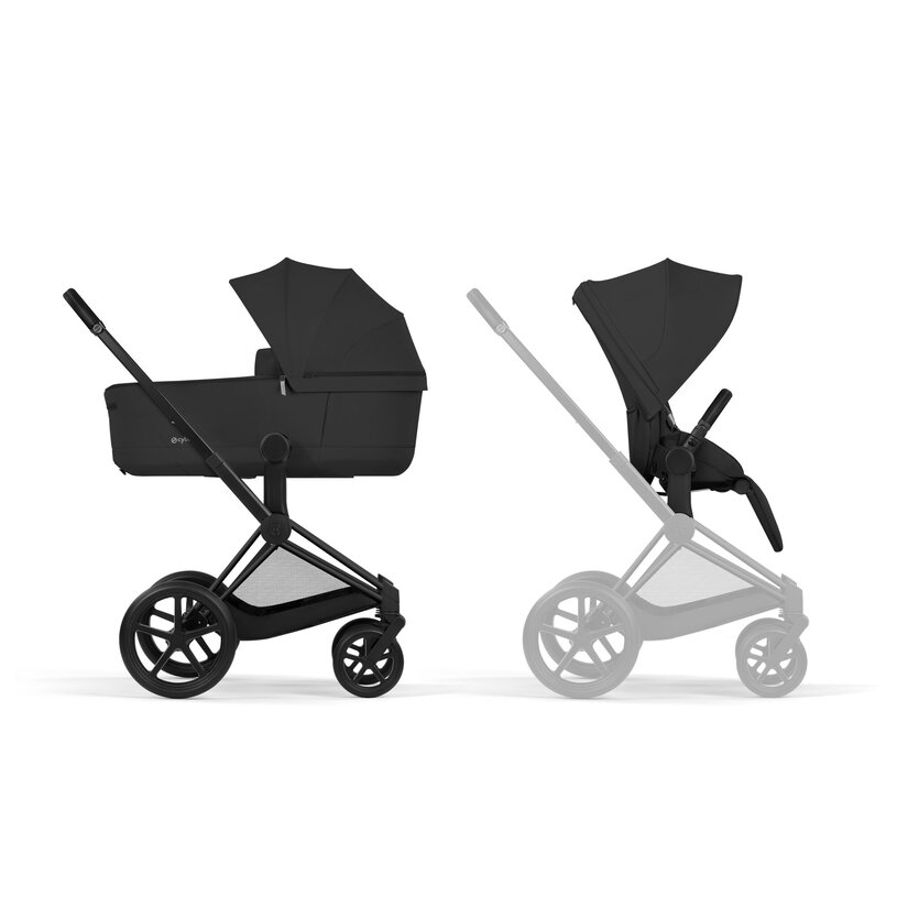 CYBEX Priam Comfort Set, Sepia Black (Matt Black Frame)