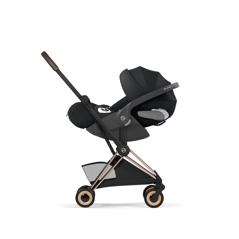 CYBEX Coya- Style Collection 2026, Sepia Black Rosegold Frame