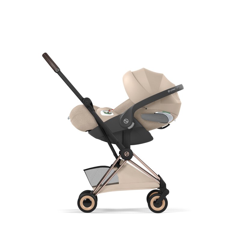 CYBEX Coya- Style Collection 2026, Cozy Beige Rosegold Frame