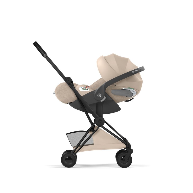 CYBEX Coya- Style Collection 2026, Cozy Beige Matt Black Frame