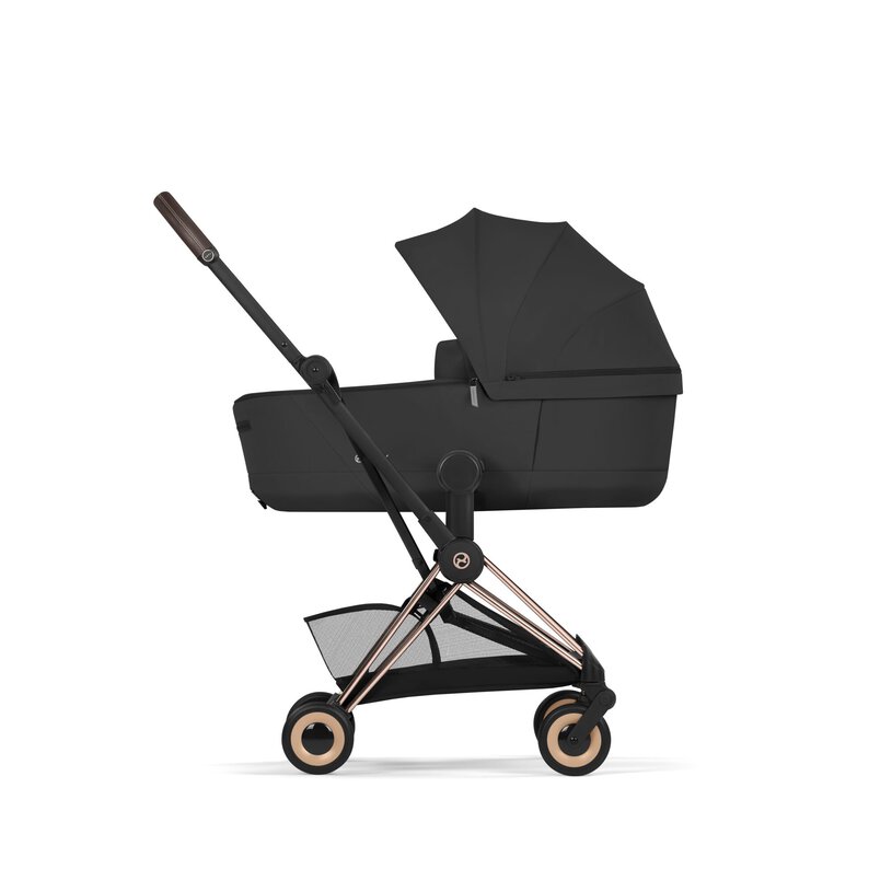  CYBEX Coya set s korbou  2026, Sepia Black Rosegold Frame