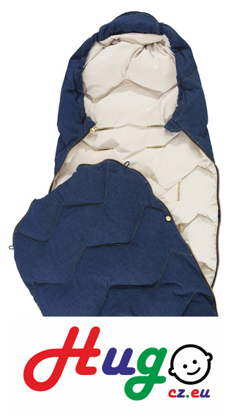 Design by Voksi Stroller bag denim blue
