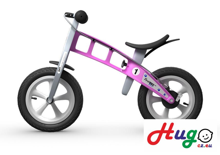 FirstBIKE Street s brzdou, Pink