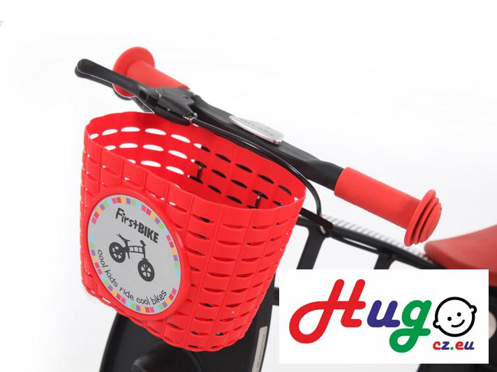 FirstBIKE Košík na řídítka, Červený