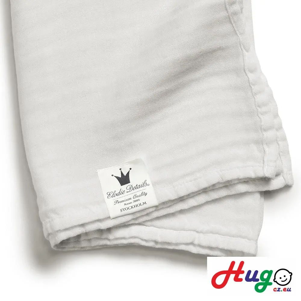 Deka z bambusového mušelínu Elodie Details - Vanilla White