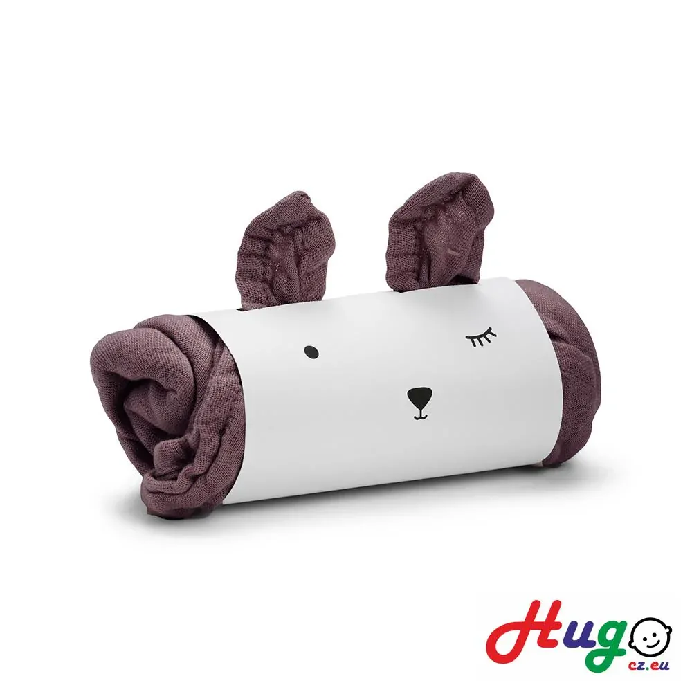 Deka z bambusového mušelínu Elodie Details - Plum