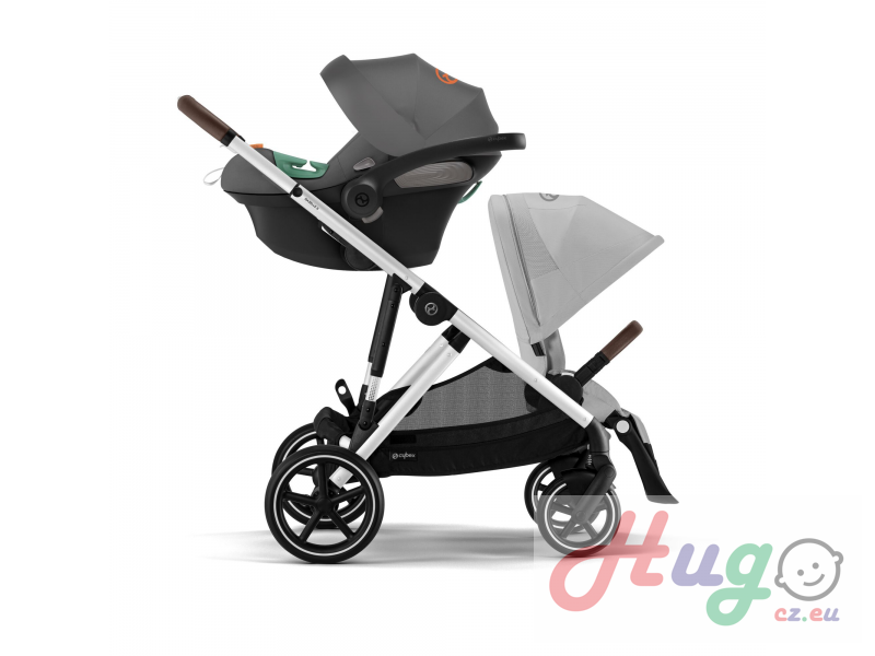 CYBEX Gazelle S SILVER,Lava Grey/Mid Grey
