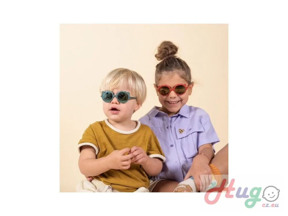 KiETLA dětské sluneční brýle LION 1-2 roky, sienna