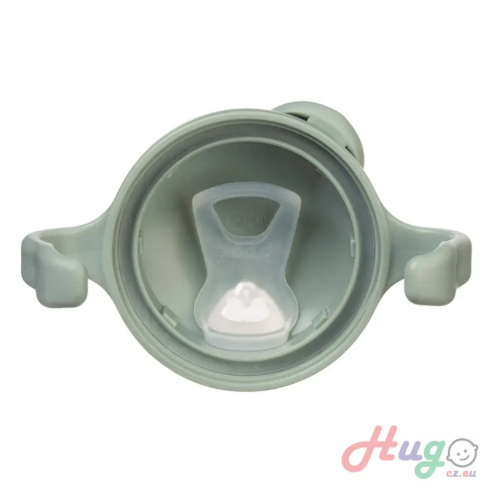 Hrneček s pítkem 4m+ - světle zelený 240 ml