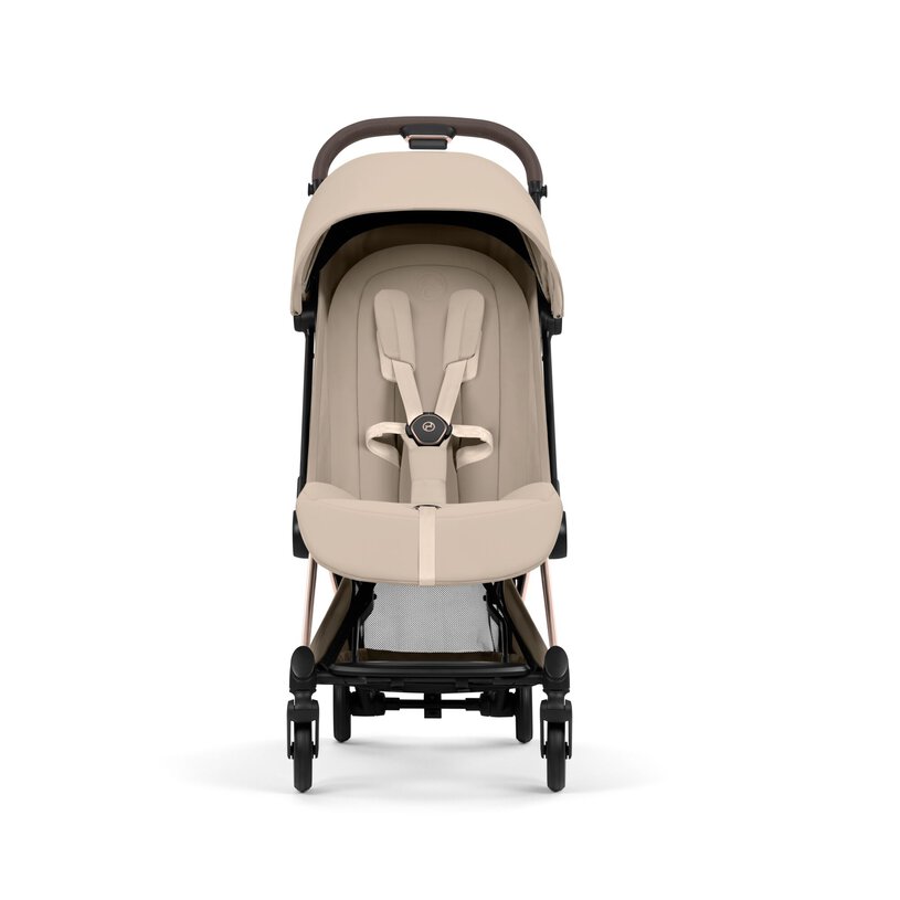 CYBEX Coya- Style Collection 2026, Cozy Beige Rosegold Frame