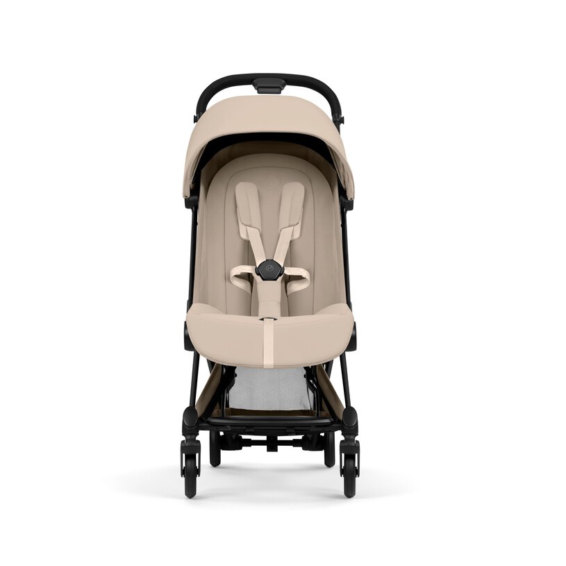 CYBEX Coya- Style Collection 2026, Cozy Beige Matt Black Frame