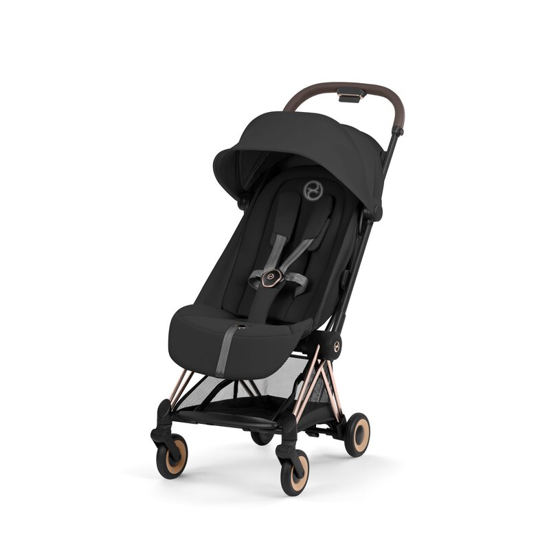  CYBEX Coya set s korbou  2026, Sepia Black Rosegold Frame