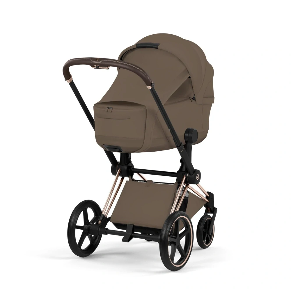 CYBEX Priam Fold Lux Carry Cot Style Collection, Coconut Brown