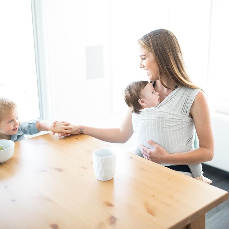 ŠÁTEK/ AURA WRAP - GREY STRIPES