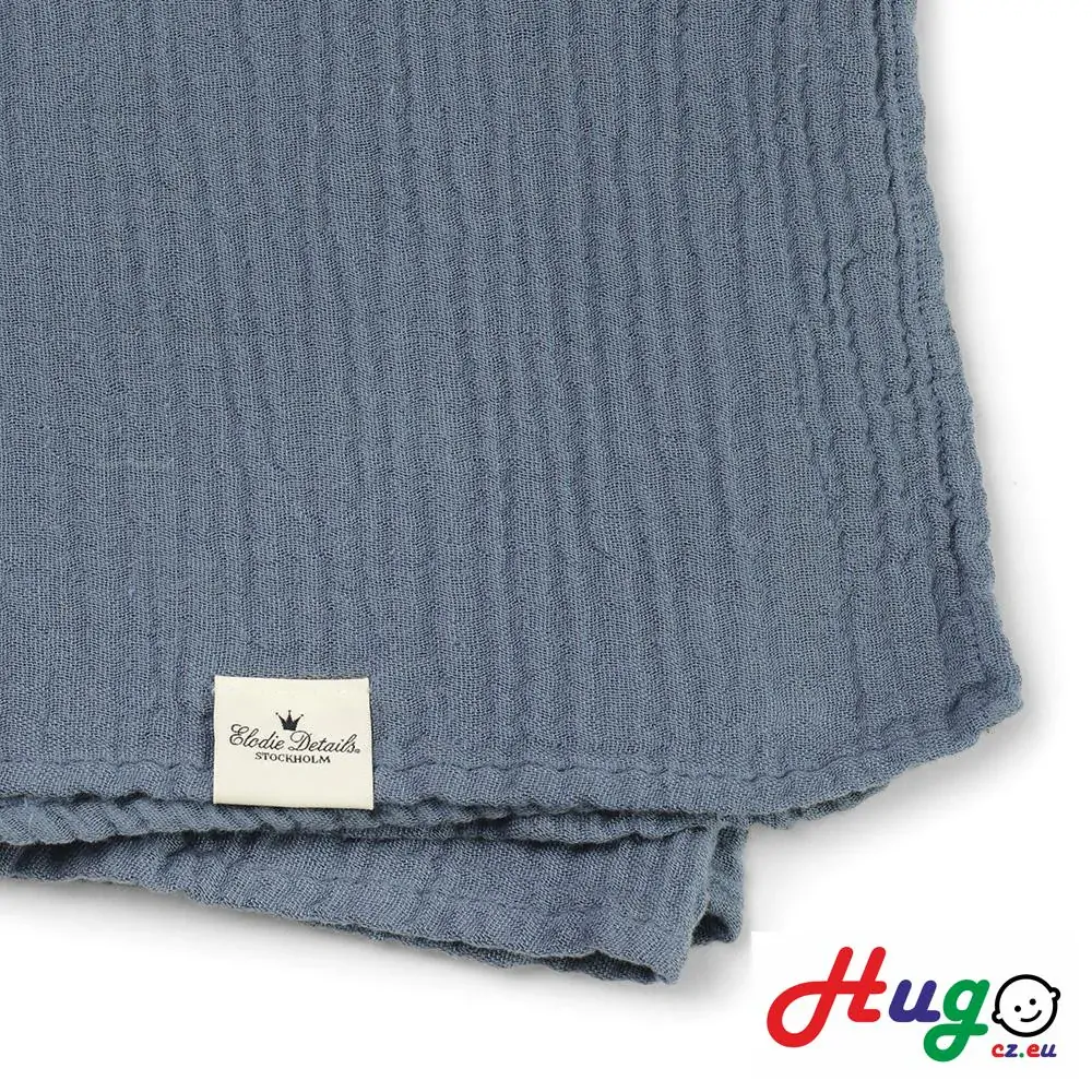Deka z bambusového mušelínu Elodie Details - Tender Blue