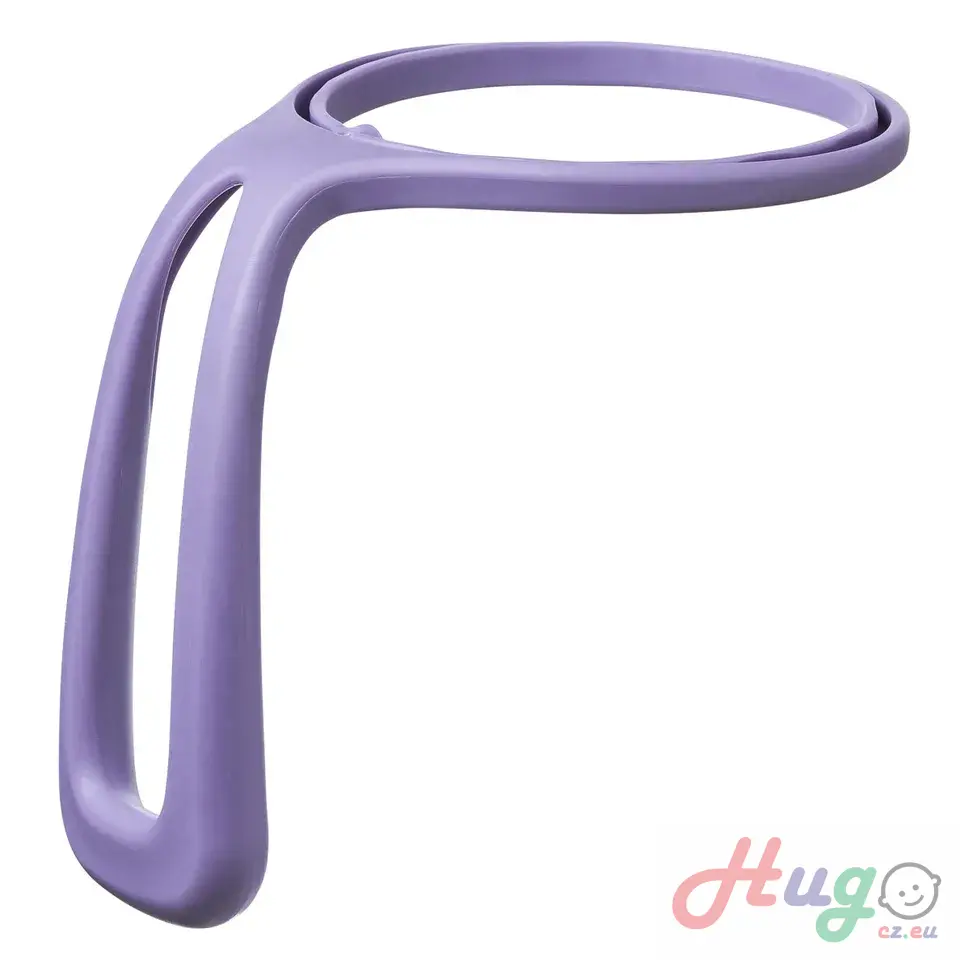 Nerezová termolahev s brčkem 1l - fialová