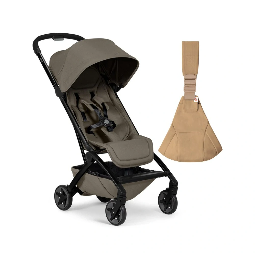 AER2 kočárek | Hazel brown Bundle set s Ergobaby Upsie