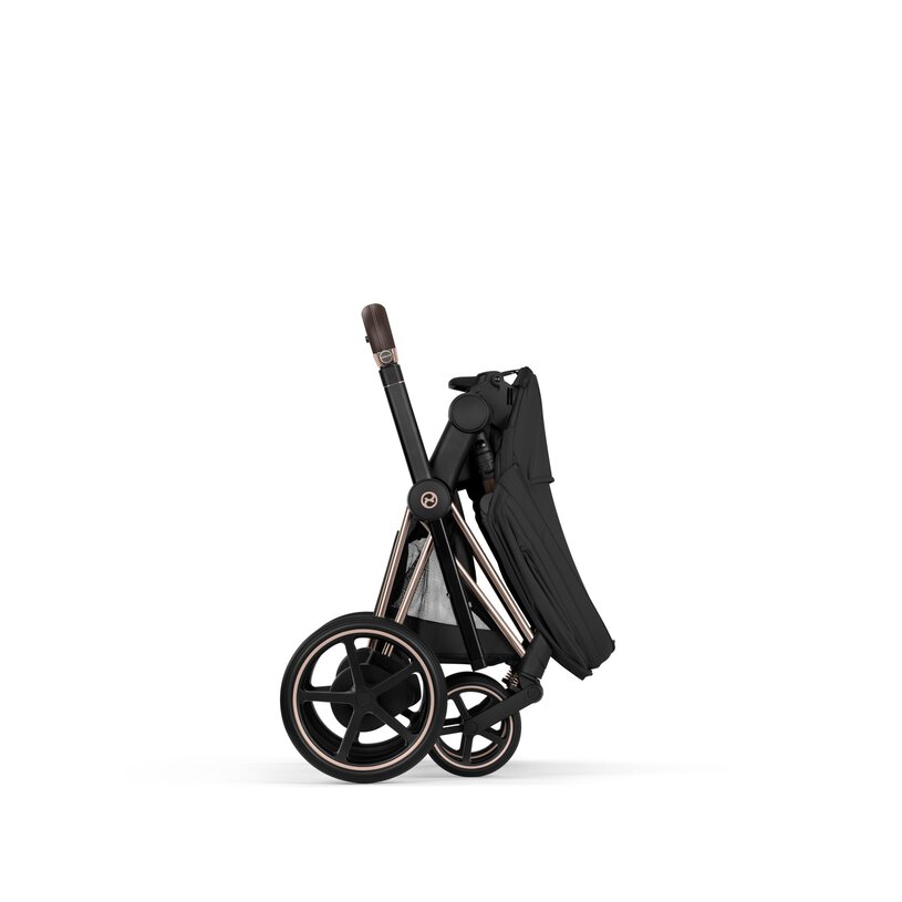 CYBEX e-Priam Comfort Set, Sepia Black ( Rosegold Frame)