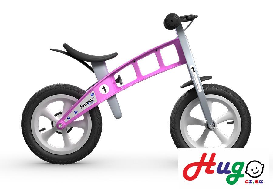 FirstBIKE Street s brzdou, Pink