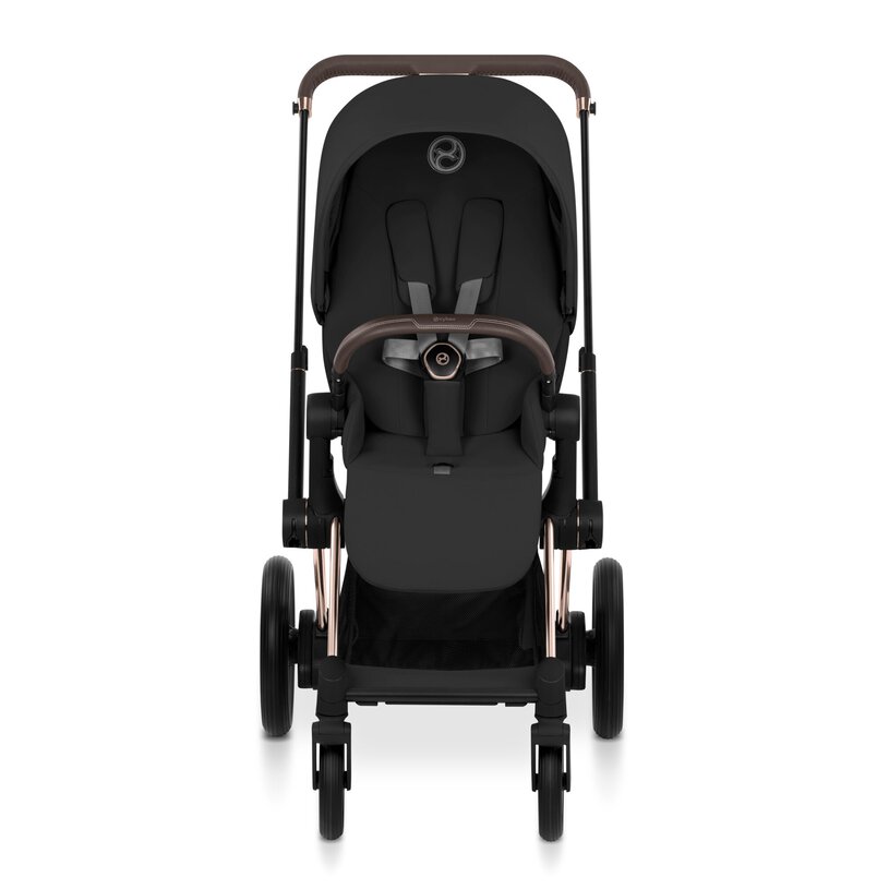 CYBEX e-Priam Comfort Set, Sepia Black ( Rosegold Frame)