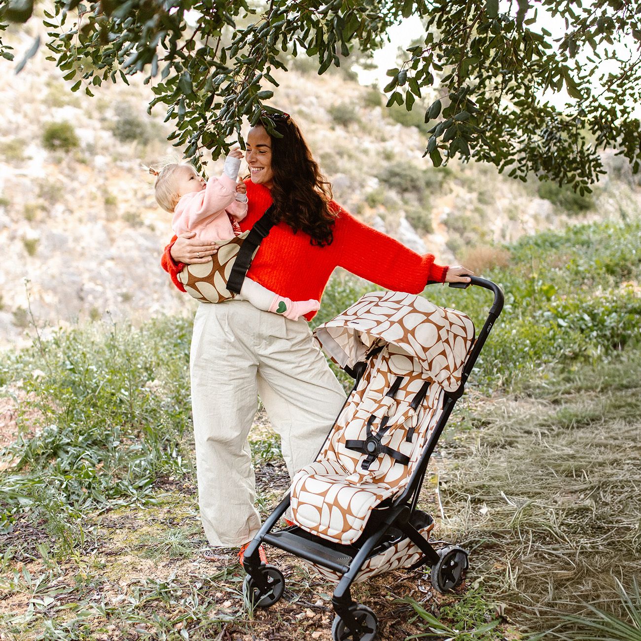 Joolz AER2 kočárek + nosítko a deka  | Wildride Boho 
