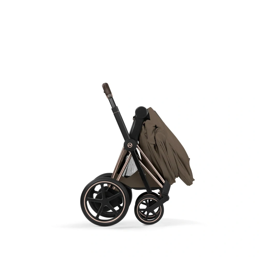 CYBEX Priam Fold Lux Carry Cot Style Collection, Coconut Brown