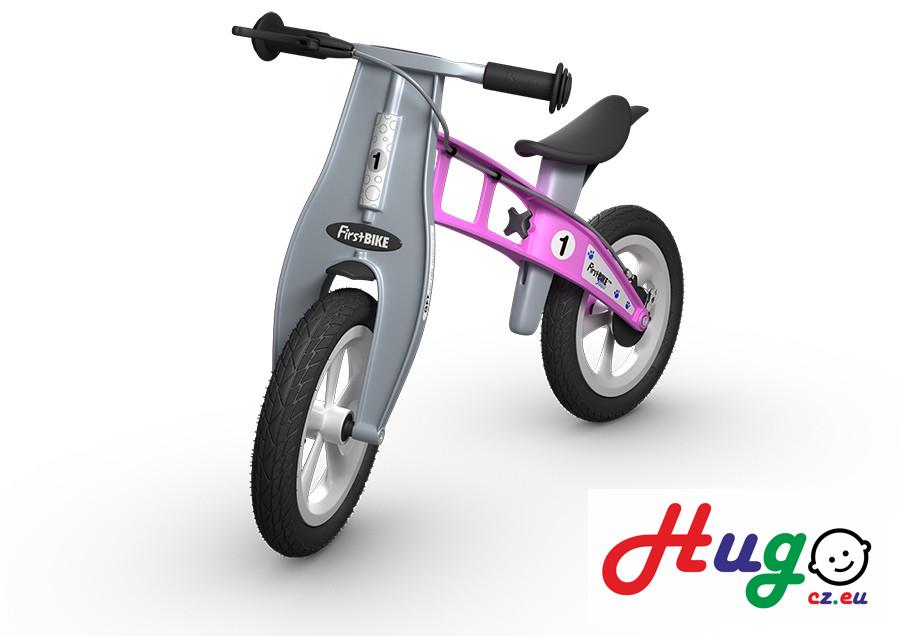 FirstBIKE Street s brzdou, Pink