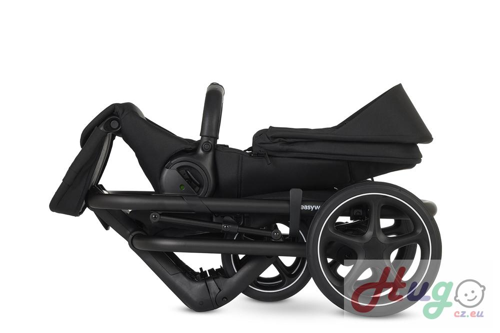 EASYWALKER Set 3XL kočárek Jimmey s příslušenstvím, Pepper Black