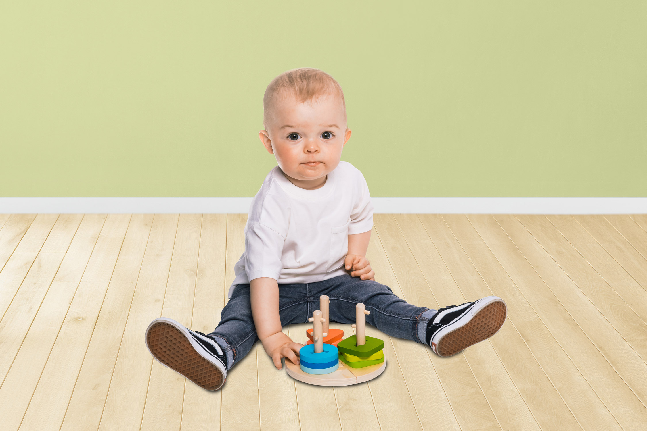 Dřevěná Montessori puzzle, Wood