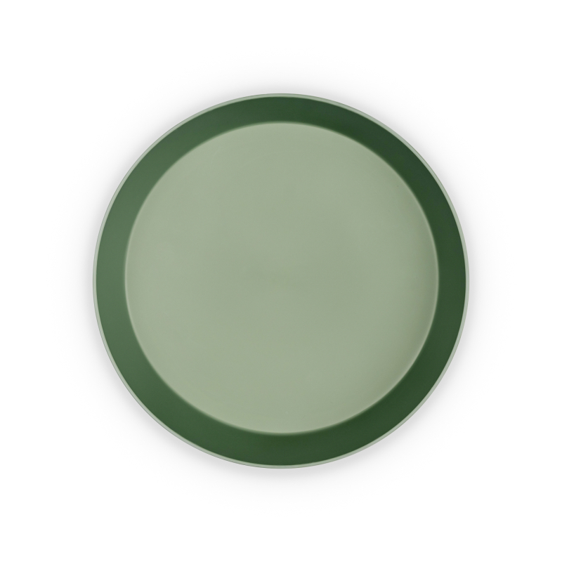 Citron Sada talířků z bio materiálu, 4ks - zelená / krémová