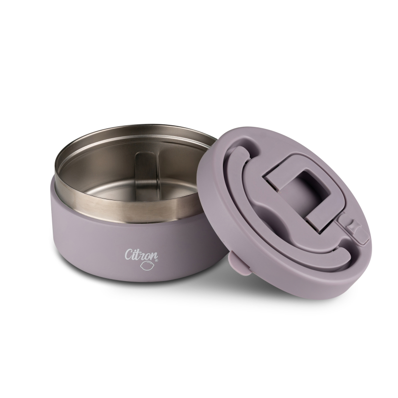Citron Nerezová nádoba na jídlo 400 ml - Purple