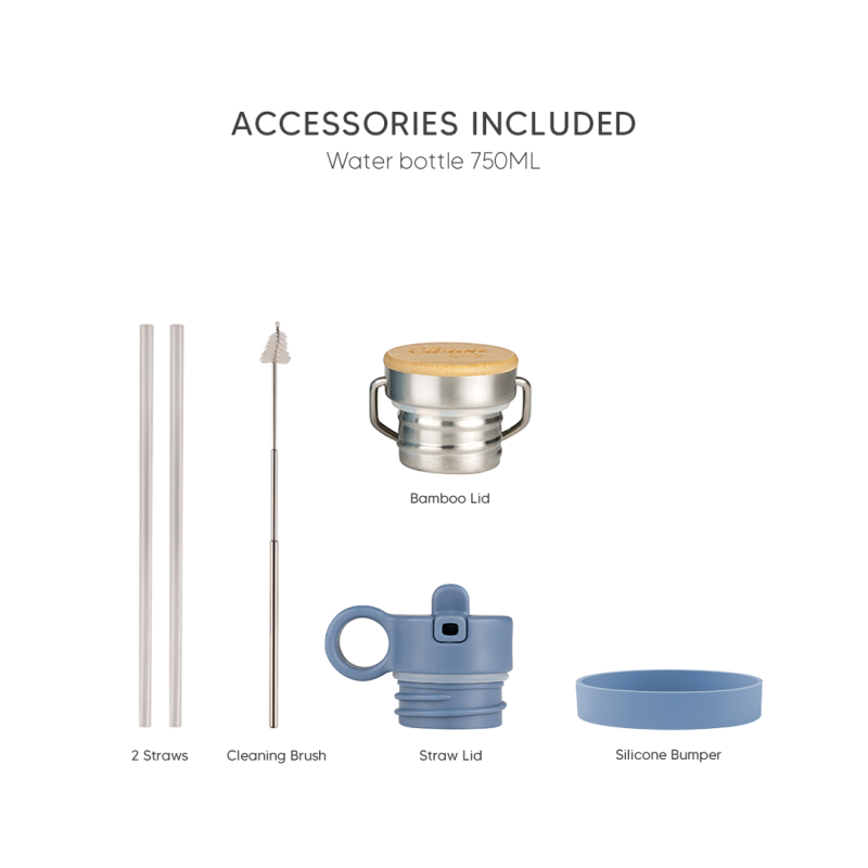 Citron Nerezová lahev na vodu 750 ml - Dark Blue