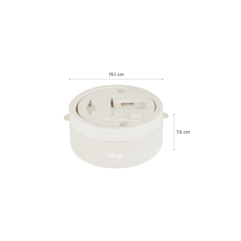 Citron Nerezová nádoba na jídlo 400 ml - Green