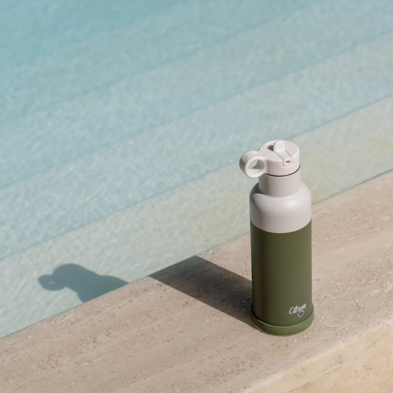 Citron Nerezová lahev na vodu 500 ml - Green