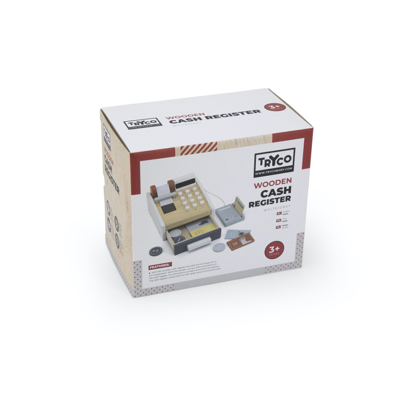 TRYCO Dřevěná pokladna