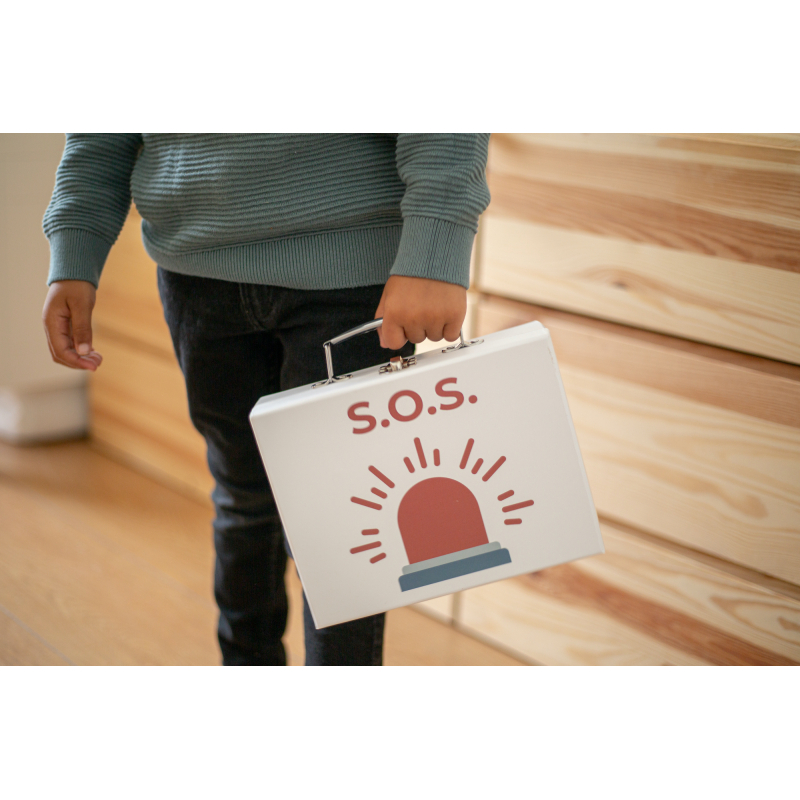 TRYCO Dřevěný doktorský kufřík s nástroji